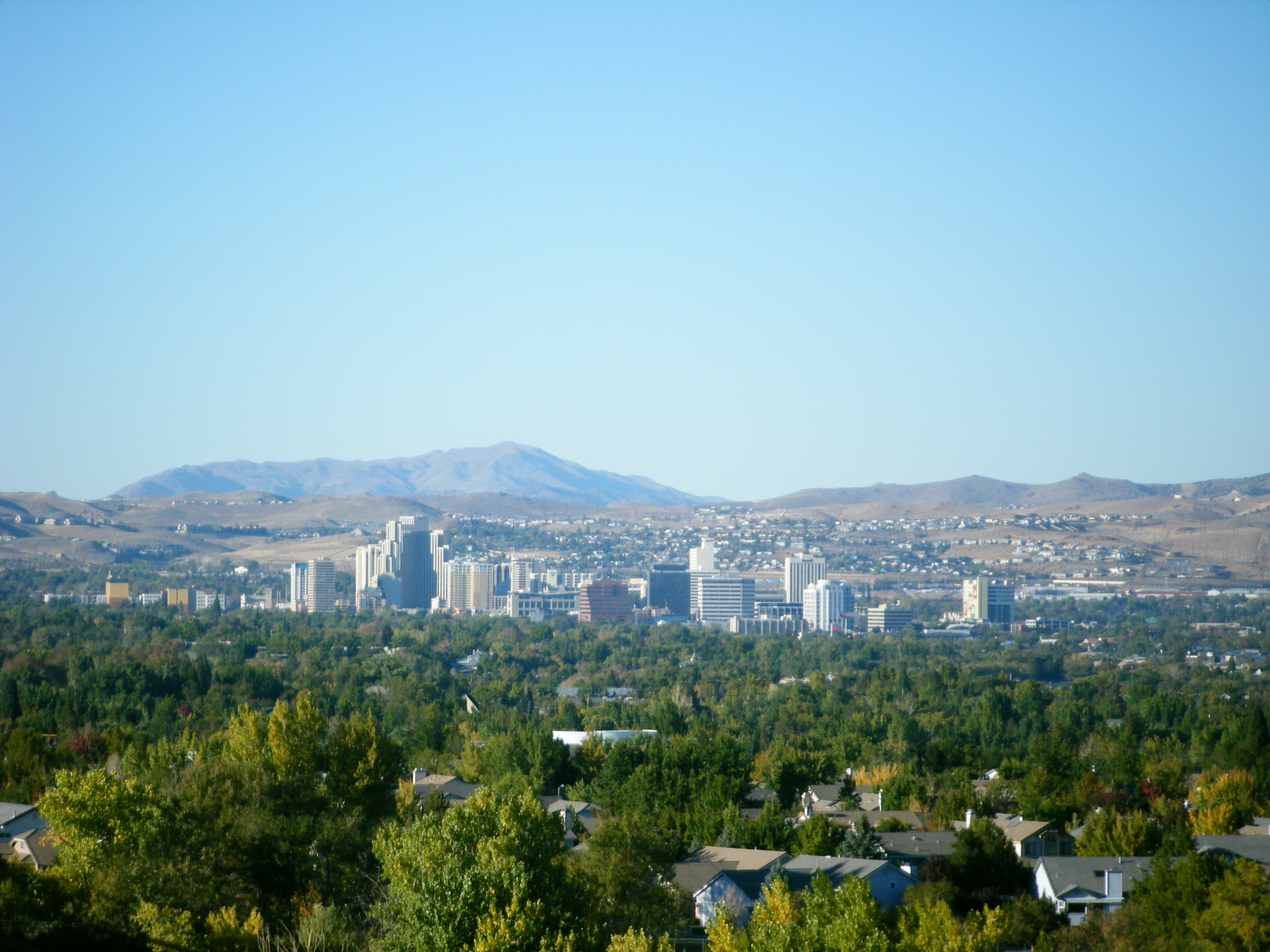 Reno, Nevada skyline